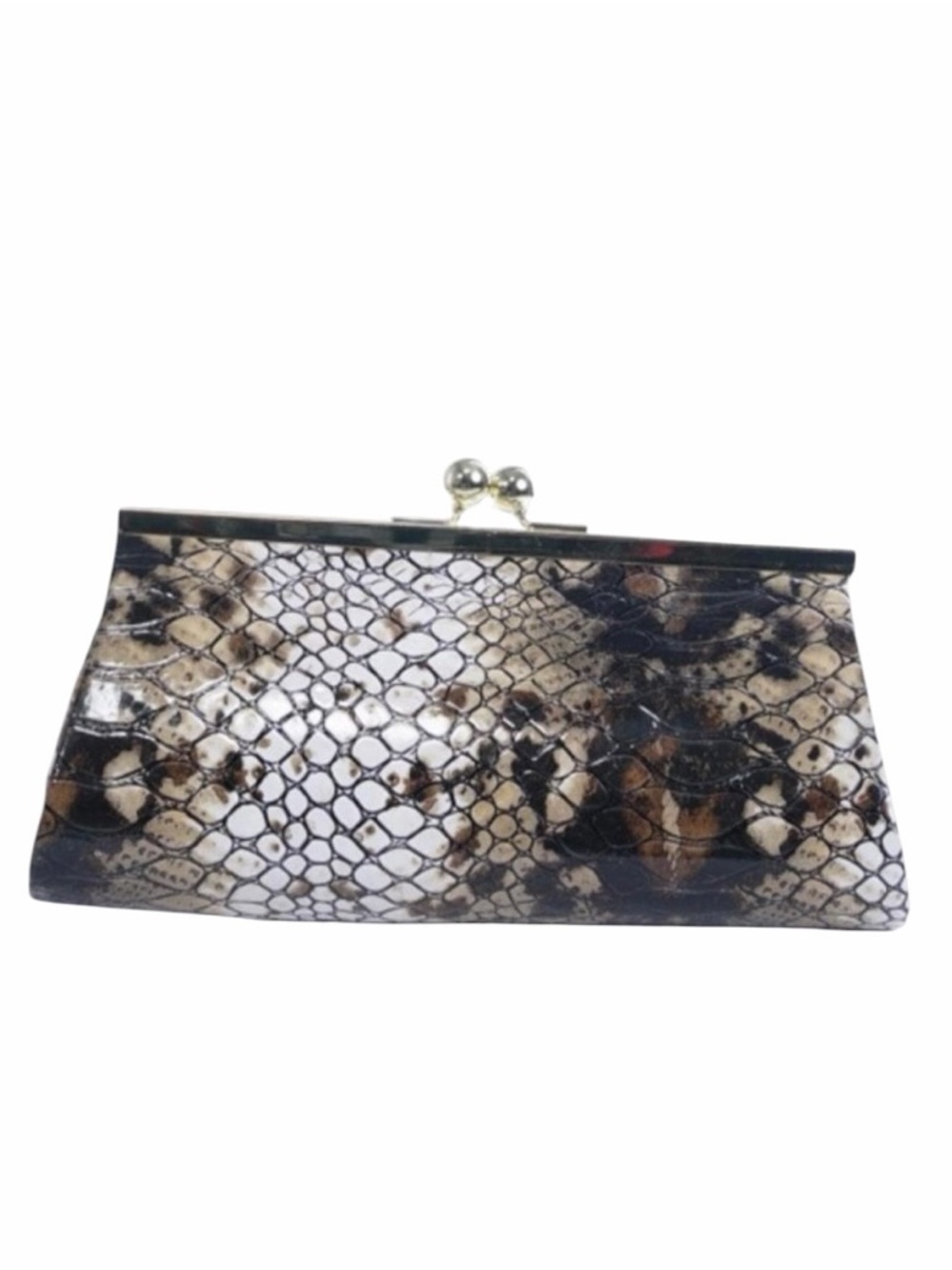 Depeche Mode Snakeskin Clutch Bag with Chain Strap
